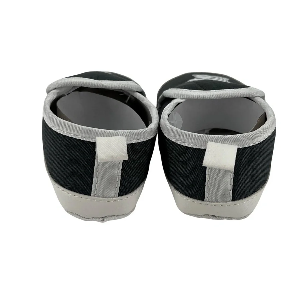 bon bebe Blue Star Slip On Crib Shoes Size 3-9 Months